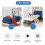 Costway 2-in-1 Convertible Sofa Bed Folding Ottoman Sleeper Space Saving Couch Lounger 3