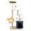 Costway 128 cm Tall Cat Tree Multi-Level Cat Tower w/ Condo & Sisl Scratching Posts 1