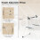 Costway Foldable Clothes Drying Rack 2-level Laundry Drying Rack 3