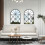 Costway Arched Window Pane Mirror Metal Frame Hanging Decorative Mirror 6