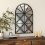 Costway Arched Window Pane Mirror Metal Frame Hanging Decorative Mirror 3