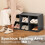 Costway 8-Cube Shoe Bench Entryway Shoe Rack Cabinet 8 Cubbies Storage Shelf 5