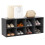 Costway 8-Cube Shoe Bench Entryway Shoe Rack Cabinet 8 Cubbies Storage Shelf 1