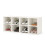 Costway 8-Cube Shoe Bench Entryway Shoe Rack Cabinet 8 Cubbies Storage Shelf 1