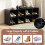 Costway 8-Cube Shoe Bench Entryway Shoe Rack Cabinet 8 Cubbies Storage Shelf 7
