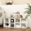 Costway 8-Cube Shoe Bench Entryway Shoe Rack Cabinet 8 Cubbies Storage Shelf 5