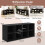 Costway 8-Cube Shoe Bench Entryway Shoe Rack Cabinet 8 Cubbies Storage Shelf 2