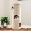 Costway 4-Story Cat House Elevated Cat Cave Bed for Multiple Cats-Natural 7