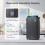 Costway 25L/D Dehumidifier for Basement  with 4 Modes & 3-Color Indicator-Black 2