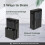 Costway 25L/D Dehumidifier for Basement  with 4 Modes & 3-Color Indicator-Black 7