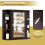 Costway 3 Tier Mirrored Bathroom Cabinet Wall Mount Storage Cupboard-Brown 7