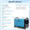 Costway 70L/Day Crawl Space Commercial Dehumidifier w/ 24H Timer-Blue 2