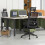 Costway Ergonomic Office Chair Adjustable Swivel Task Chair w/ Lumbar Support 3