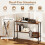 Costway Console Table Narrow Long Entryway Table with Storage Shelf 3