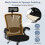 Costway Ergonomic Office Chair Adjustable Swivel Task Chair w/ Lumbar Support 6