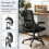 Costway Ergonomic Office Chair Adjustable Swivel Task Chair w/ Lumbar Support 7