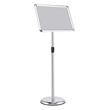 A3 Poster Frame Stand Presentation Stand with Adjustable Height-Sliver