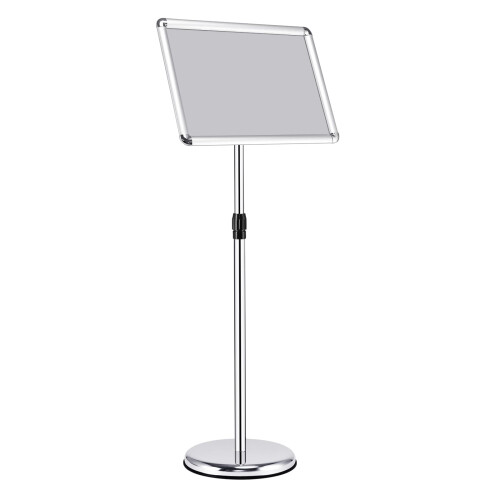 Costway A3 Poster Frame Stand Presentation Stand with Adjustable Height-Sliver