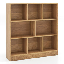 8-Cube Bookshelf 3-Tier Storage Organizer 100 CM Wood Display Shelf