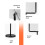 Costway A3 Poster Frame Stand Presentation Stand with Adjustable Height-Black 4