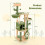 Costway 160 cm Cactus Cat Tree Large Cat Tower w/ Sisal Scratching Posts & Board 6