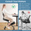 Costway Ergonomic Kneeling Chair Posture Correction Stool w/ Back Support-Black 3