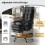 Costway Ergonomic Office Chair PU Leather Computer Chair-Black 3
