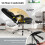 Costway Ergonomic Office Chair PU Leather Computer Chair-Black 7