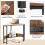 Costway Corner Desk Triangle Computer Desk Laptop Desk w/ Power Outlet 4
