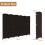 Costway 6-Panel Room Divider 240 x 170 cm Folding Privacy Screen Wooden Frame Partition Screen 2