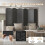 Costway 6-Panel Room Divider 240 x 170 cm Folding Privacy Screen Wooden Frame Partition Screen 6