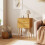 Costway 2-Drawer Sofa Side Bedside Table w/ Solid Wood Legs-Natural 7