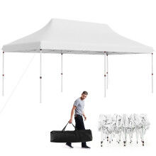 3M x 6M Pop-up Canopy Tent Folding Instant Sun Shelter w/ Carrying Bag