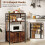Costway 3-Tier Kitchen Bakers Rack with Cabinet 7
