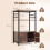 Costway 3-Tier Kitchen Bakers Rack with Cabinet 2