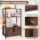 Costway 3-Tier Kitchen Bakers Rack with Cabinet 6