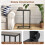 Costway C-Shaped End Table for Couch and Bed 64 CM High Sofa Side Table 4