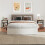 Costway 2PCS Industrial End Table Height Adjustable 3-Tier Side Table-Brown 7