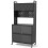 Costway 5 Tier Kitchen Bakers Rack Multifunctional Microwave Stand-Black 1