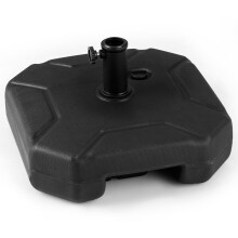 45 cm Fillable Umbrella Base 40 kg Heavy-Duty Patio Umbrella Stand-Black