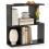 Costway 3-Tier Bookshelf Display Shelf Home Office Freestanding Side Table Black 1