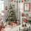 Costway 7FT Pre-Lit Artificial Christmas Tree Hinged Xmas Tree w/ 400 LED Lights 2