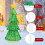 Costway 190 CM Collapsible Christmas Tree Tinsel Pre-lit Christmas Decoration 3