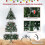 Costway 6FT Pre-Lit Artificial Christmas Tree Hinged Xmas Tree w/ 350 LED Lights 5