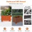 Costway 2 Pack Rectangular Planter Box HDPE Flower Pot Raised Garden Bed for Vegetables 7