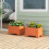 Costway 2 Pack Rectangular Planter Box HDPE Flower Pot Raised Garden Bed for Vegetables 3