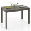 Costway Wooden Dining Table for 4 People 122cm Rectangular Kitchen Table-Gray 1