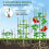 Costway 3 Pack Tomato Cage 153 cm Adjustable Tall Plant Support Trellis-Green 7