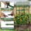 Costway 3 Pack Tomato Cage 153 cm Adjustable Tall Plant Support Trellis-Green 3