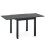 Costway 4-6 Person Expandable Patio Dining Table Aluminum Rectangular Indoor Outdoor Table 1